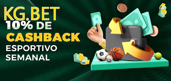 10% de bônus de cashback na KG.BET