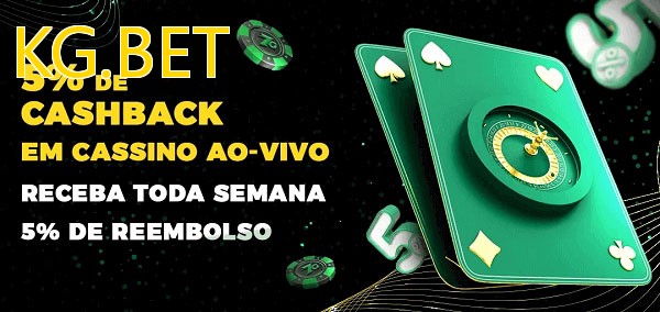 Promoções do cassino ao Vivo KG.BET